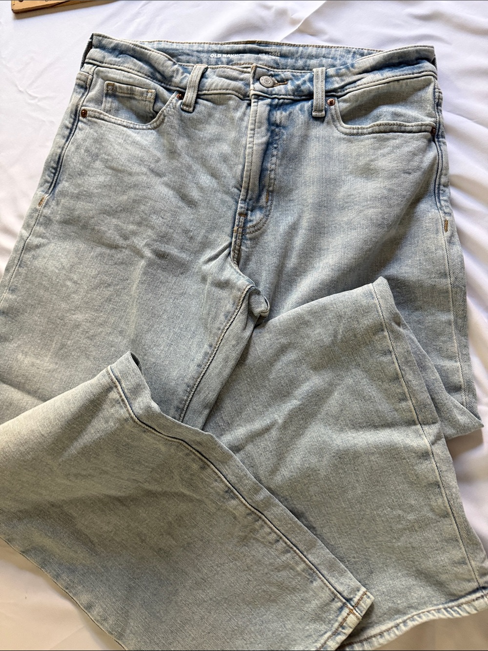 Old Navy OG loose light wash jeans size 10